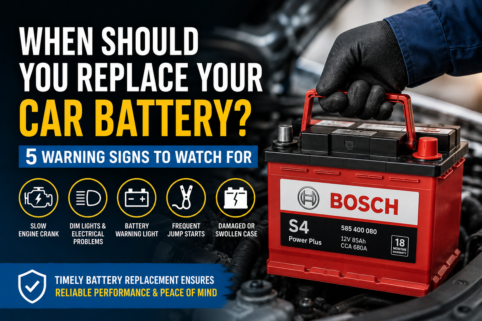 When Should I Replace Your Car Battery?